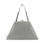 Prada Gray Leather Handbag PR-15429