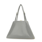 Prada Gray Leather Handbag PR-15429