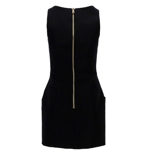 Balmain Black Wool Women's Dress BA-15440-IT40|S