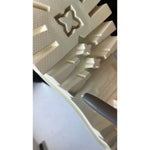 Dolce & Gabbana White Padded Mid Calf Lace Up Boots Shoes