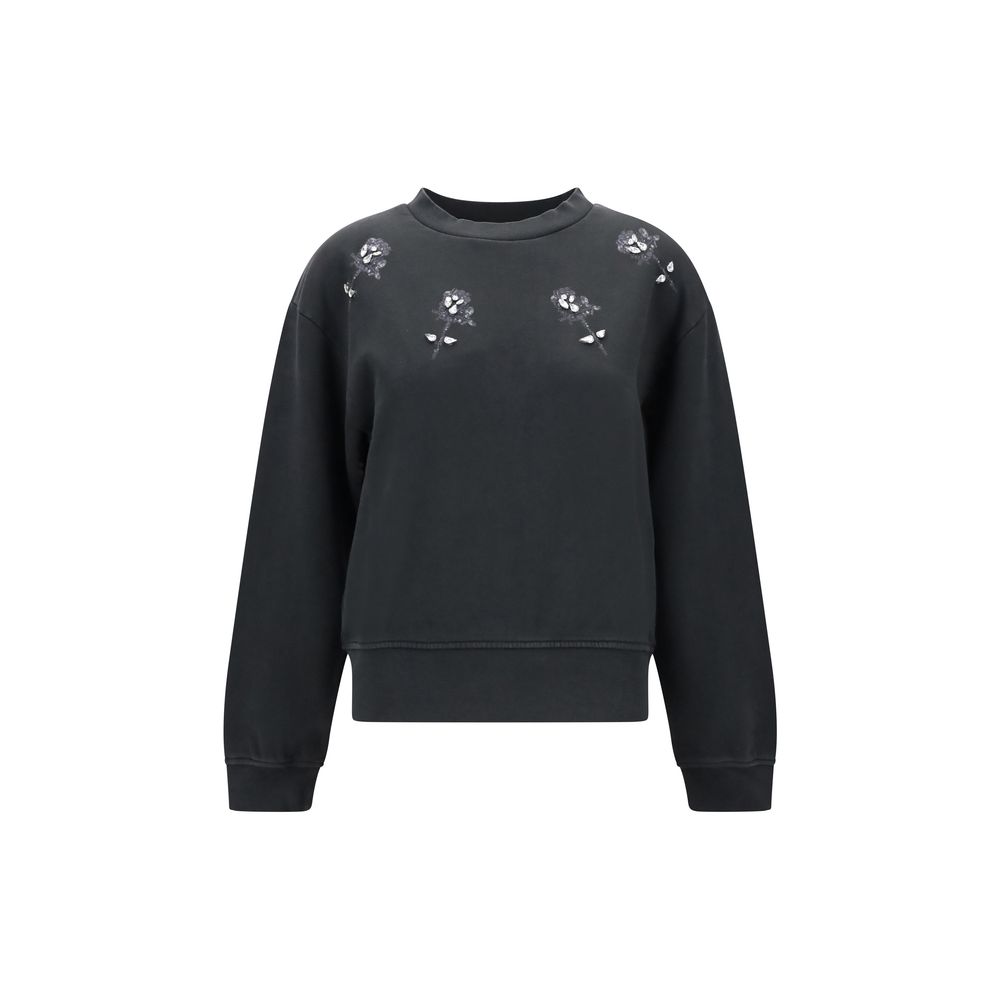 PINKO Black Cotton Sweatshirt