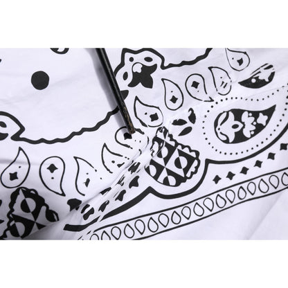 Dolce & Gabbana White MARTINI Bandana Print Formal Shirt