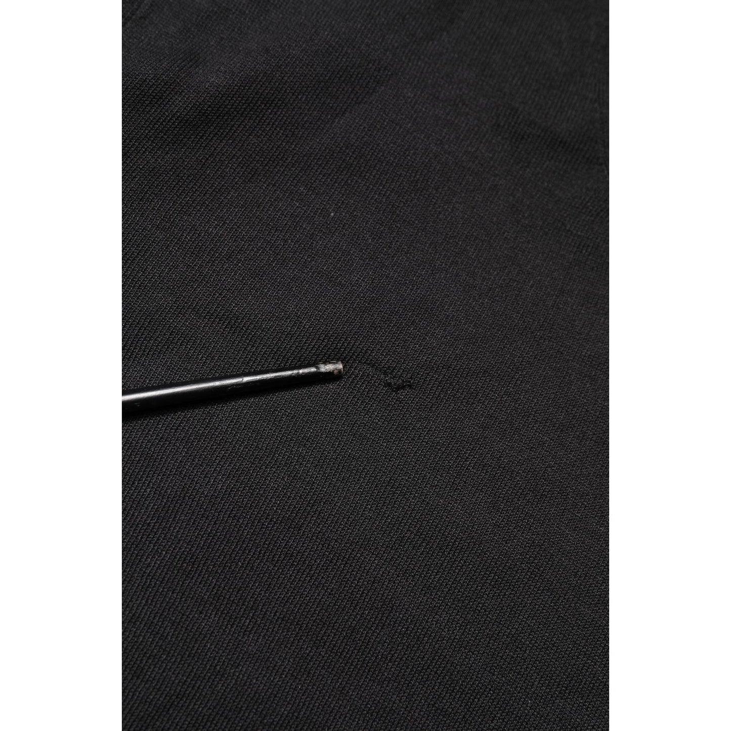 Dolce & Gabbana Dark Gray Cotton DG Logo Sweatshirt Sweater