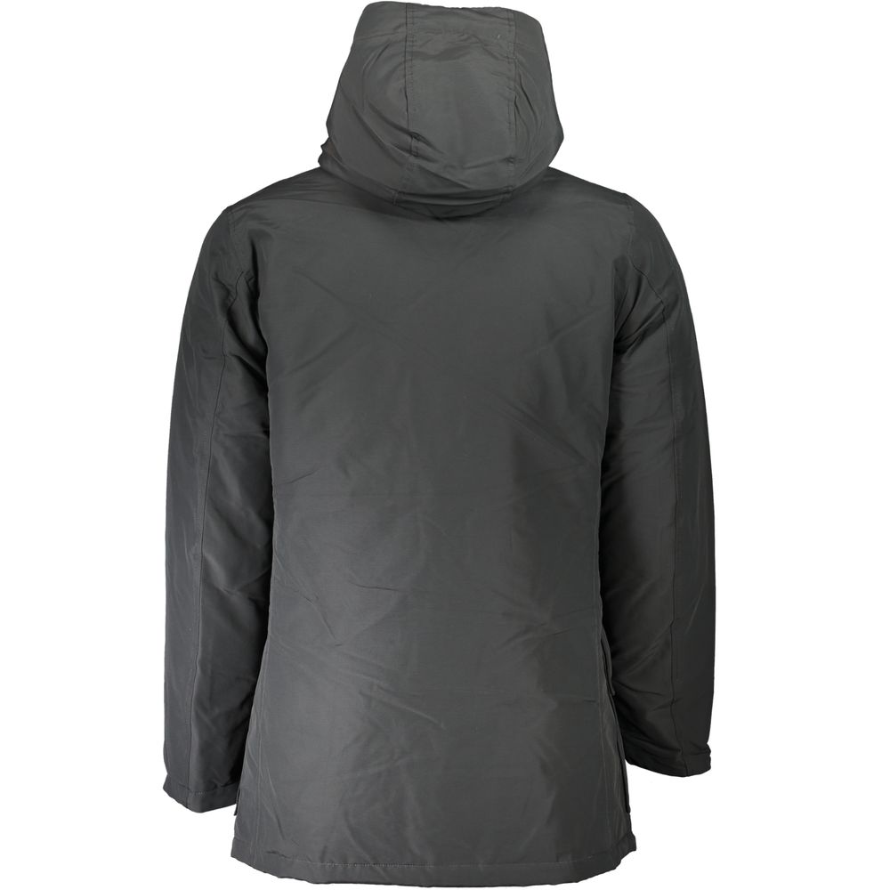 Woolrich Gray Cotton Jackets & Coat