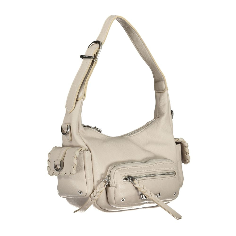 Desigual White Polyethylene Handbag DE-28051