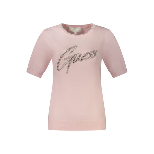 Guess Jeans Pink Viscose Women Sweater GU-33264-XS