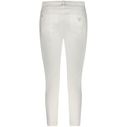 Guess Jeans White Cotton Women's Skinny Jean