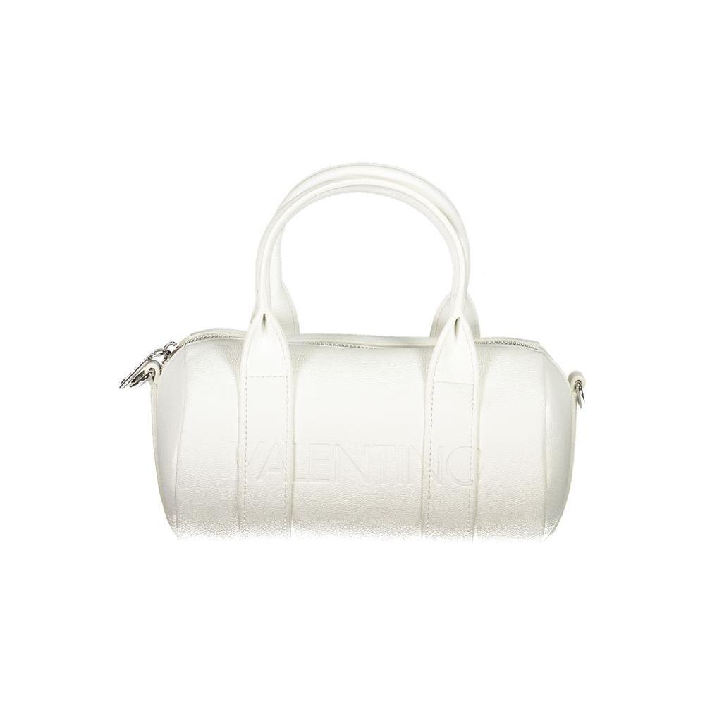 Front view with bag zipped and handles upright.