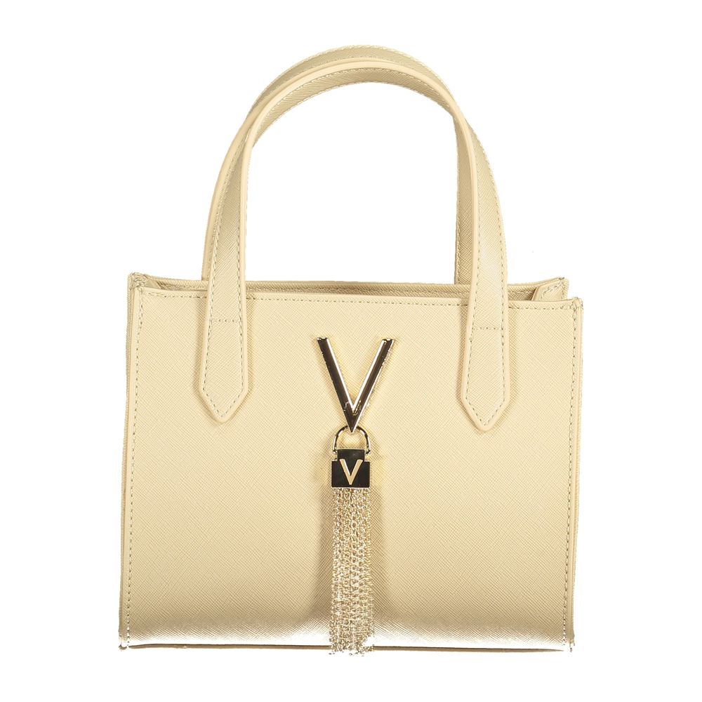 Front view with bag zipped and handles upright.