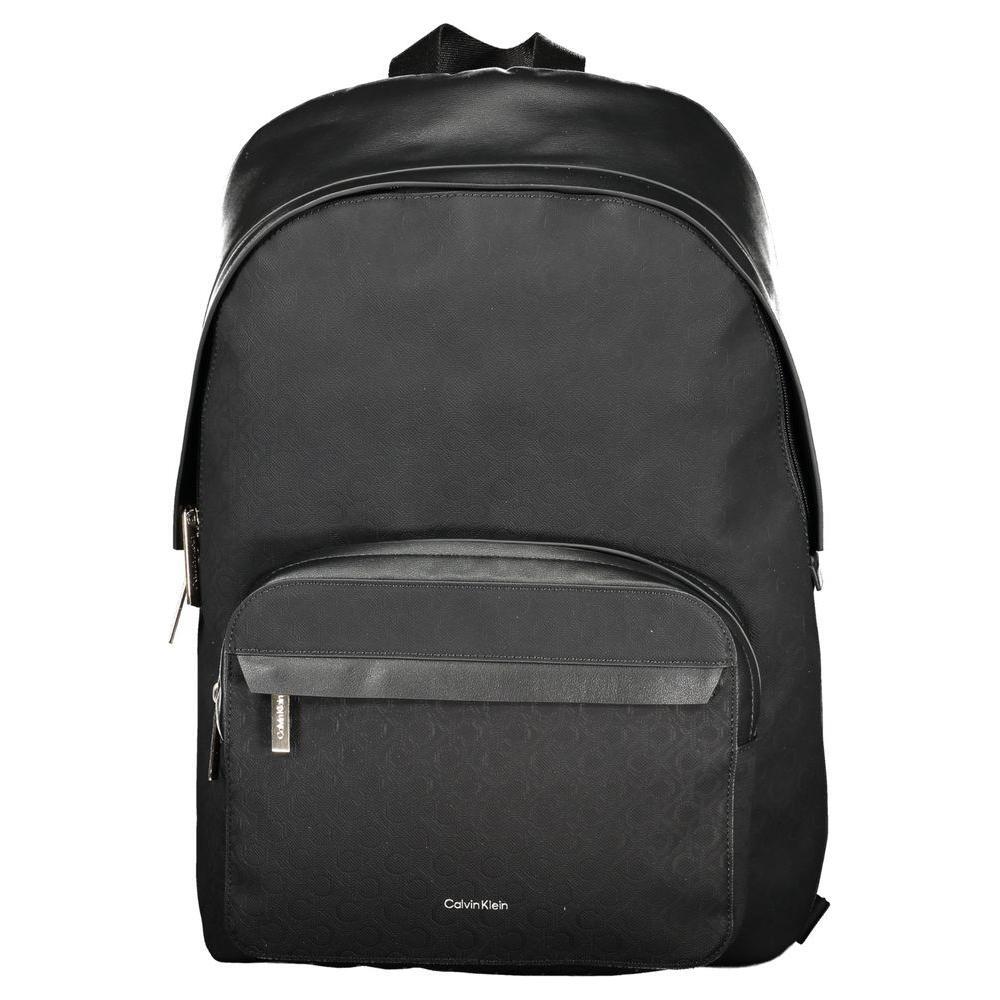 Calvin Klein Black Polyester Men Backpack CA-36304