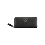 Guess Jeans Black Polyethylene Women Wallet GU-37334