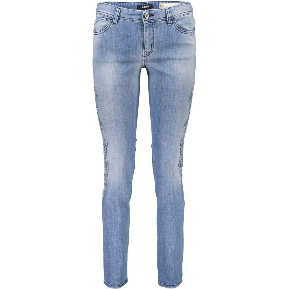 Just Cavalli Blue Cotton Jeans Denim