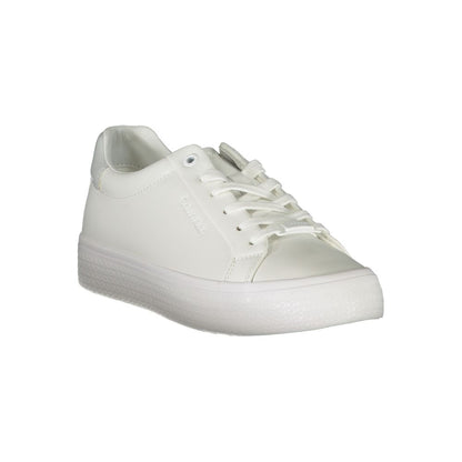 Calvin Klein White Polyester Sneaker
