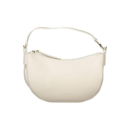 Coccinelle White Leather Handbag CO-36040