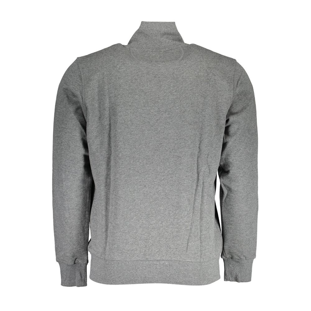 La Martina Gray Cotton Sweatshirt