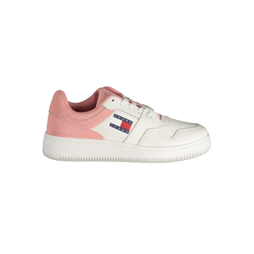 Tommy Hilfiger Pink Polyester Athletic Sneakers Tommy Hilfiger
