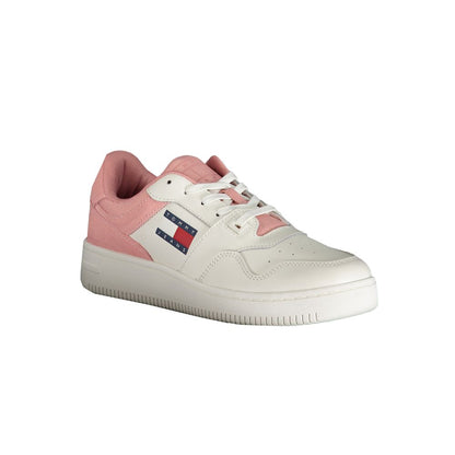 Tommy Hilfiger Pink Polyester Athletic Sneakers Tommy Hilfiger