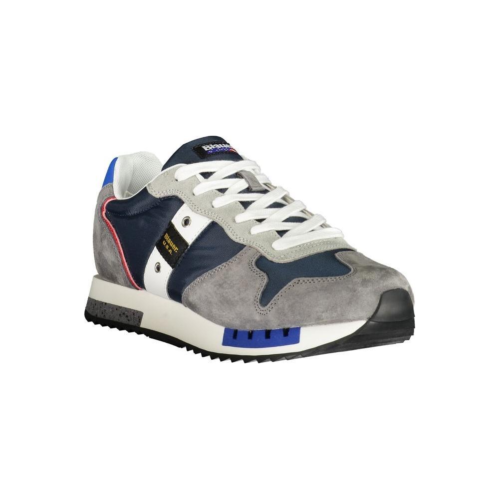 Blauer Brown Leather Men Sneaker BL-35541-EU45/US12