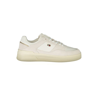 Tommy Hilfiger White Leather Women Sneaker