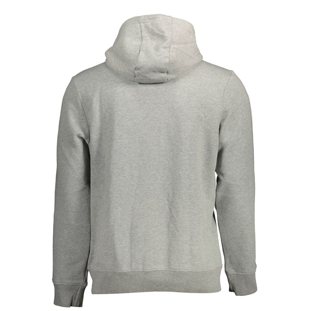 Napapijri Gray Organic Cotton Men Sweater