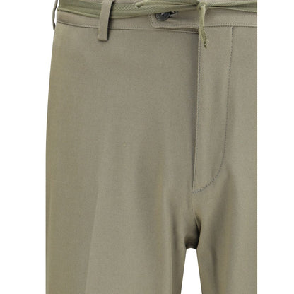Brioni Green Cotton Chino Pants