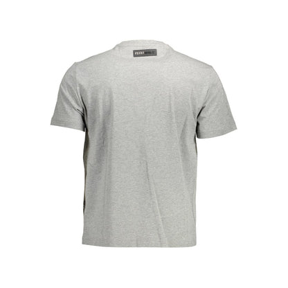 Plein Sport Gray Cotton T-Shirt