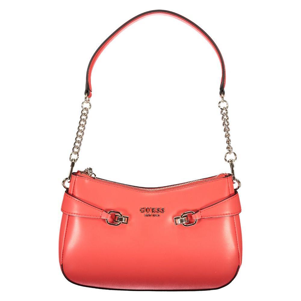 Front view with bag zipped and handles upright.