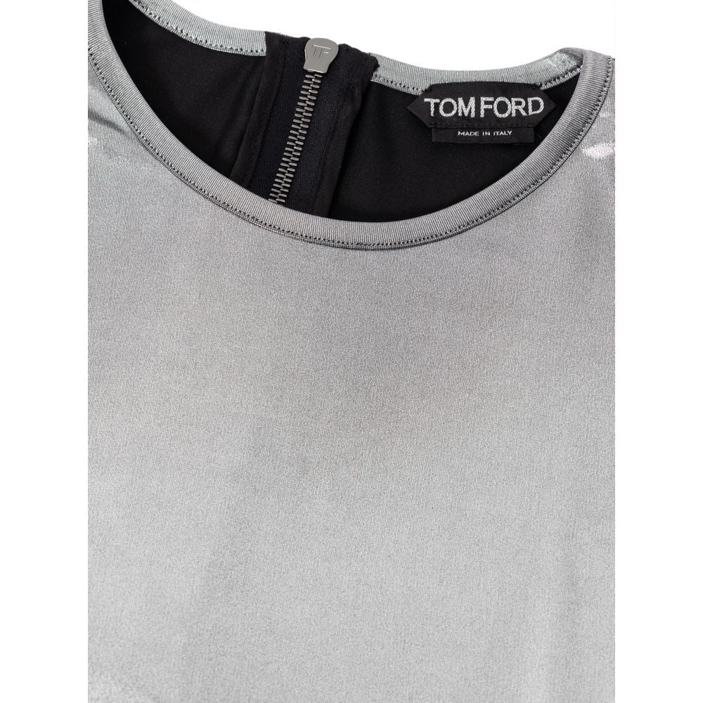 Tom Ford Gray Viscose Long Sleeve