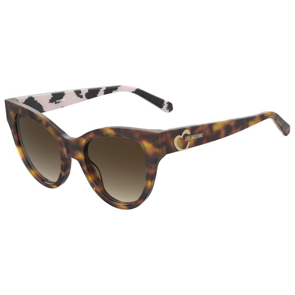 Love Moschino Brown Acetate Sunglasses