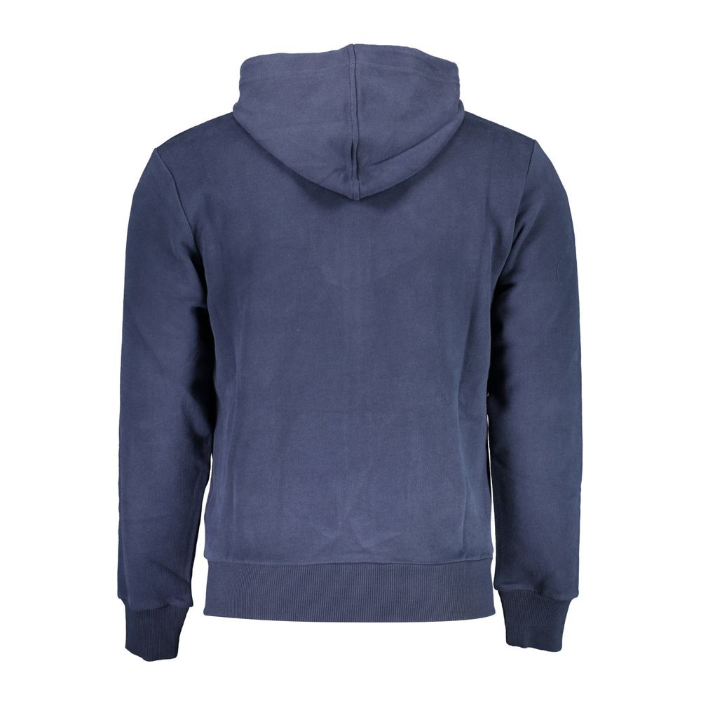 La Martina Blue Cotton Sweatshirt