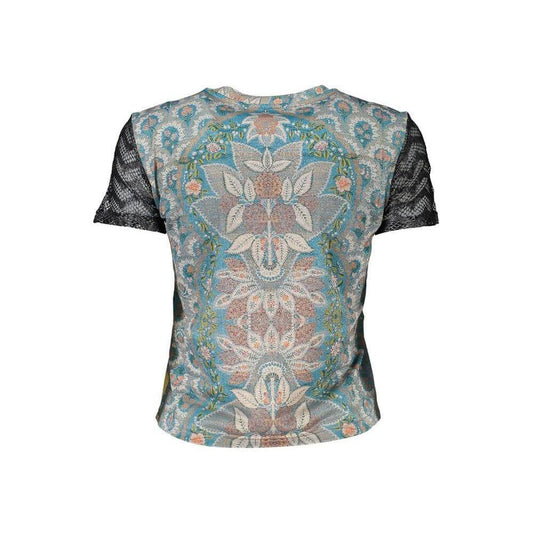Desigual Blue Polyester Women T-Shirt
