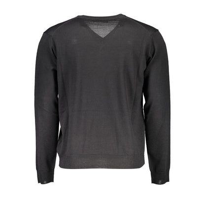 Romeo Gigli Black Wool Men Sweater