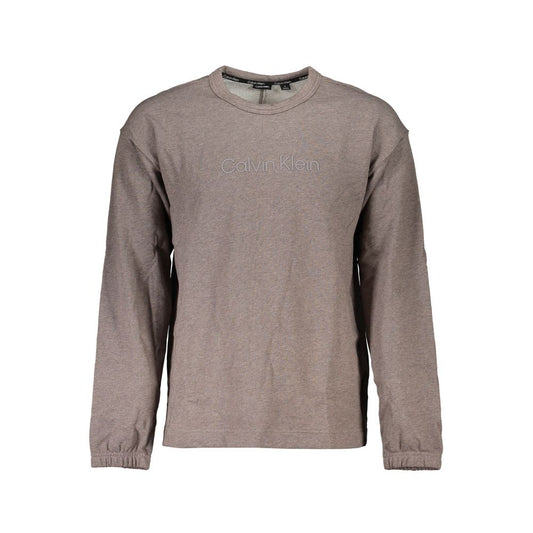 Calvin Klein Brown Cotton Men Sweater
