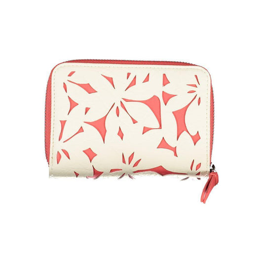 Desigual White Polyethylene Wallet DE-28950