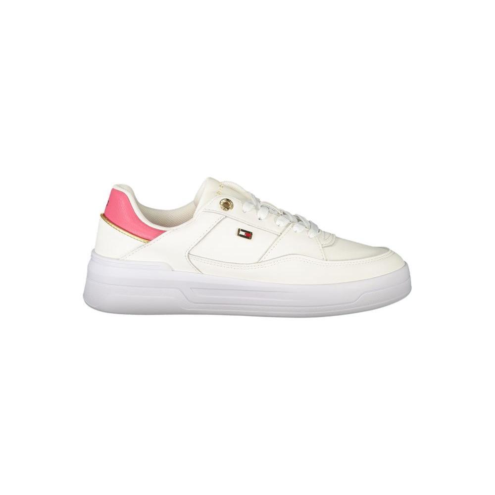 Tommy Hilfiger White Polyethylene Women Sneaker