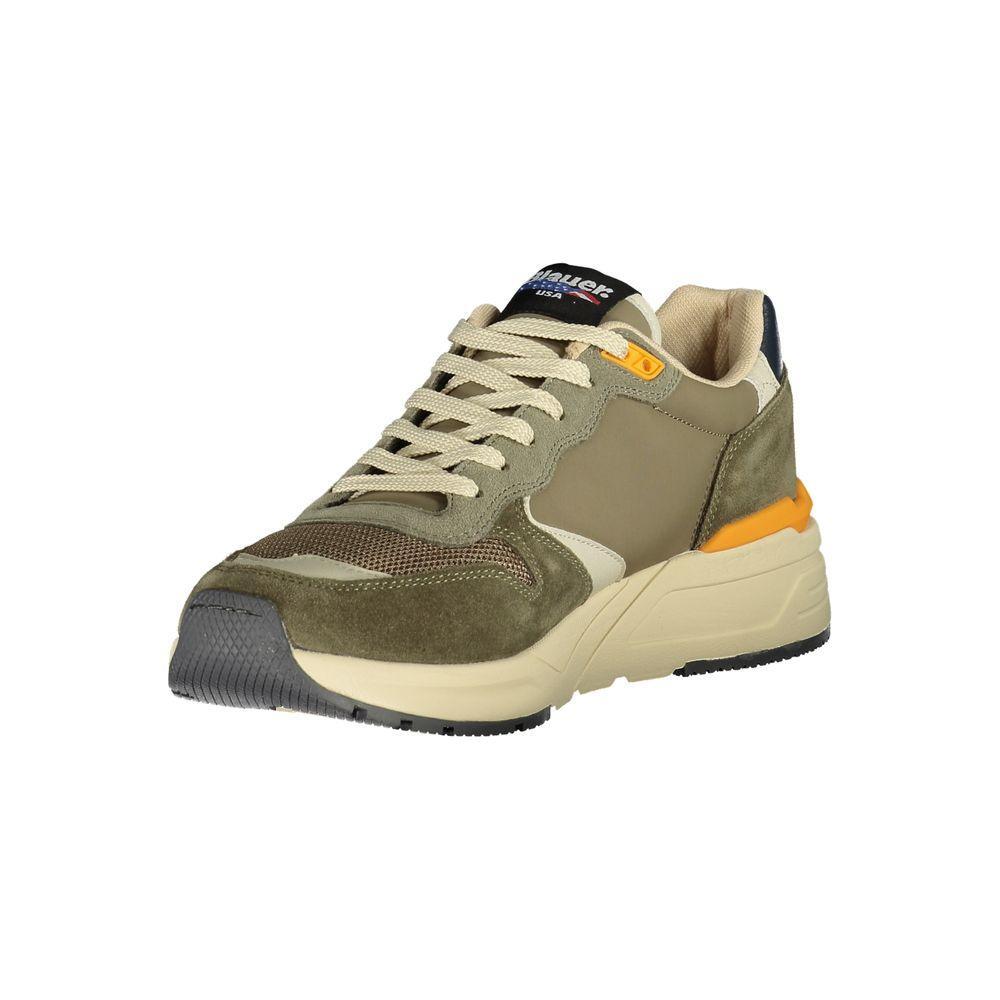 Blauer Green Polyester Men Sneaker BL-35536-EU41/US8