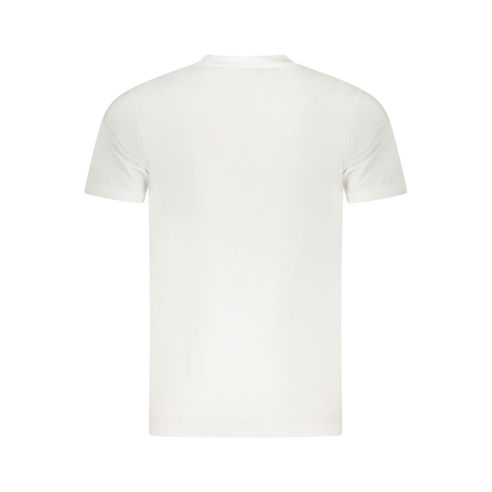 Cavalli Class White Cotton T-Shirt