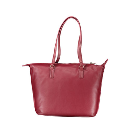 Tommy Hilfiger Red Polyester Handbag