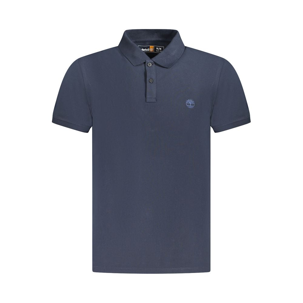 Timberland Blue Cotton Polo Shirt