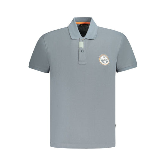 Napapijri Brown Cotton Men Polo Shirt NA-35695-S