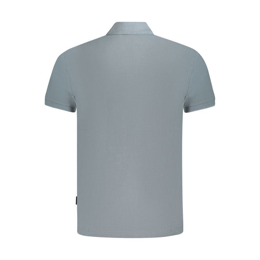 Napapijri Brown Cotton Men Polo Shirt NA-35695-S