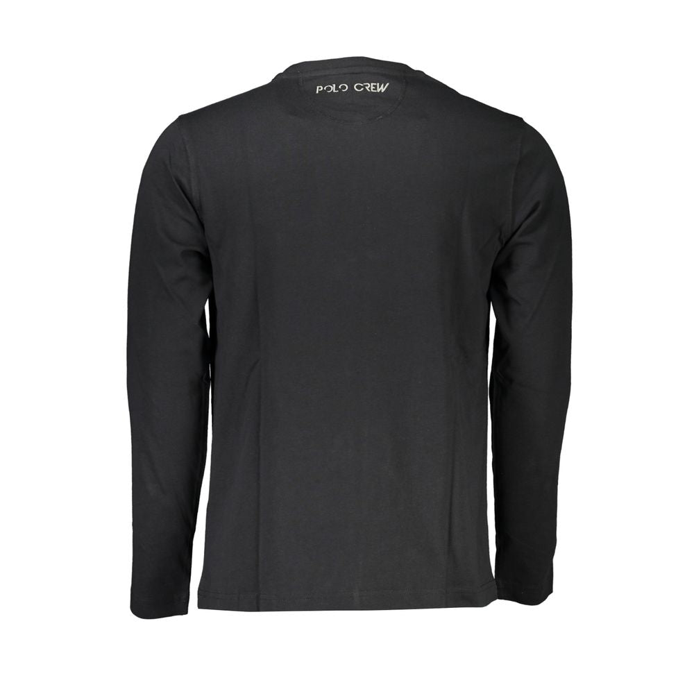 La Martina Black Cotton T-Shirt