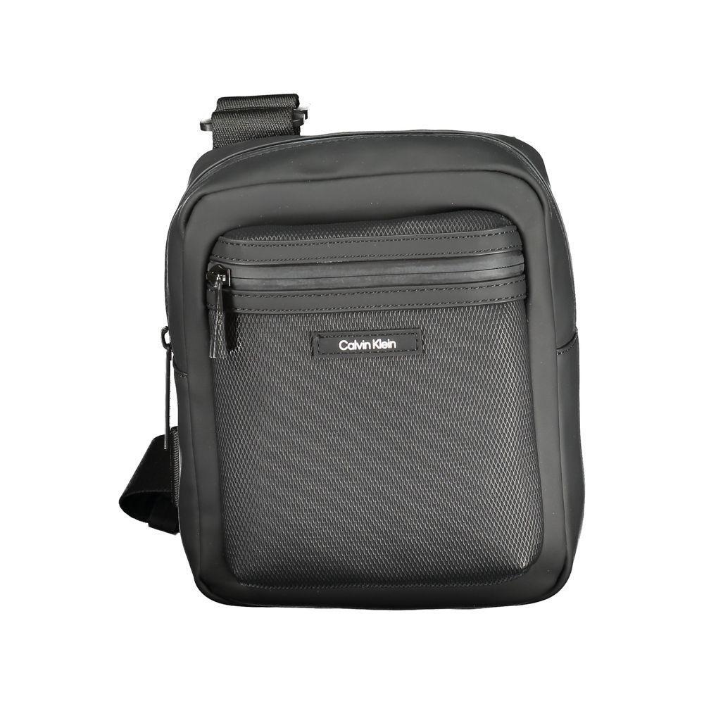 Calvin Klein Black Polyester Men Shoulder Bag CA-36288