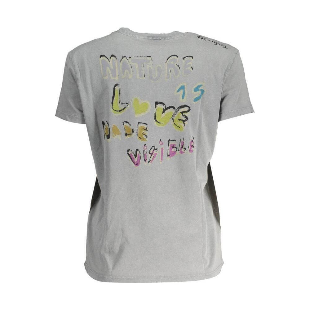 Desigual Brown Cotton Women Top DE-37258-S