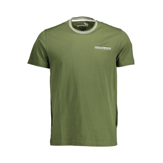 Harmont & Blaine Green Cotton T-Shirt