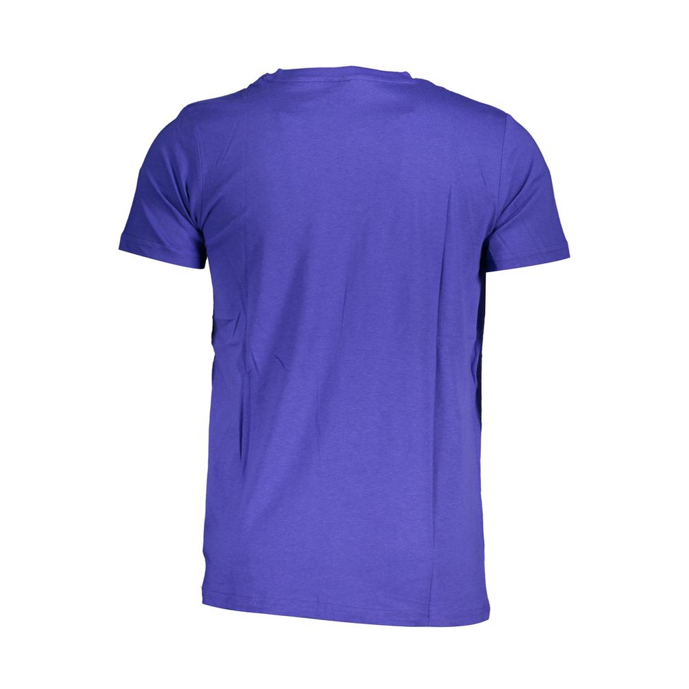 Back view of Norway 1963 Blue Cotton Men T-Shirt showcasing premium fabric and classic cut.