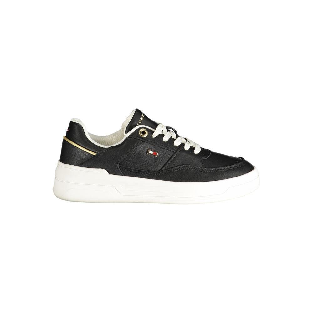 Tommy Hilfiger Black Polyethylene Women Sneaker