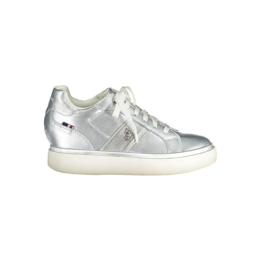 U.S. POLO ASSN. Gray Polyester Women Sneaker