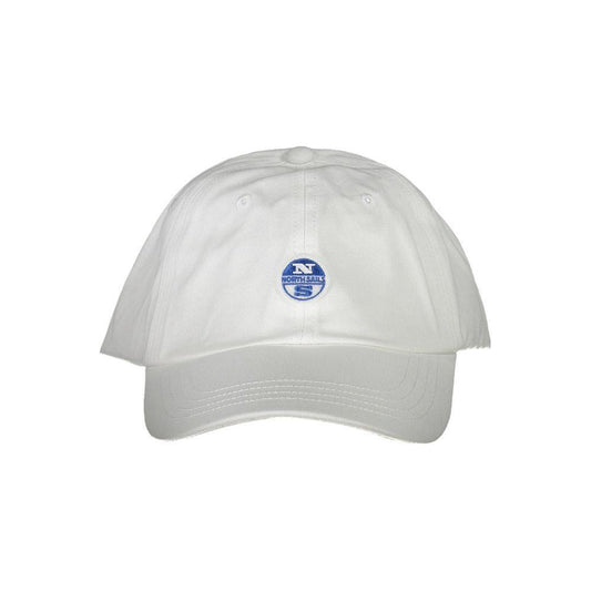 North Sails White Cotton Men Cap