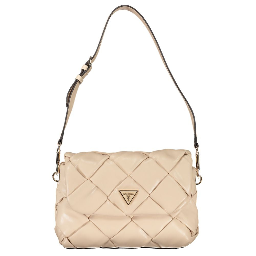 Front view with bag zipped and handles upright.
